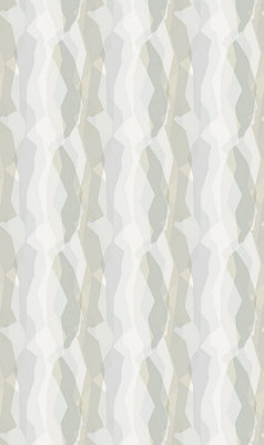 Galerie Imagine Grey Cream Graphic Stripes Smooth A4 Wallpaper Sample