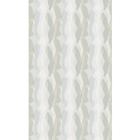 Galerie Imagine Grey Cream Graphic Stripes Smooth Wallpaper