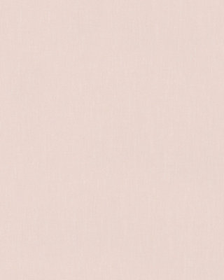 Galerie Imagine Pink Plain Linen Textured Wallpaper