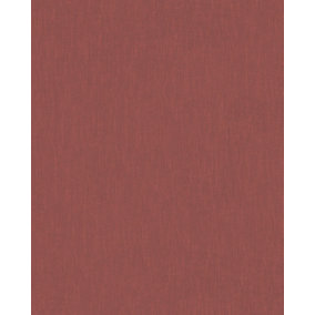 Galerie Imagine Red Plain Linen Textured Wallpaper