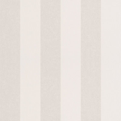 Galerie Industrial Effects Beige Classic Stripe Pearlescent Wallpaper Roll