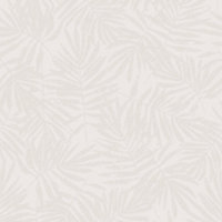 Galerie Industrial Effects Beige Floral Leaf Pearlescent Wallpaper Roll