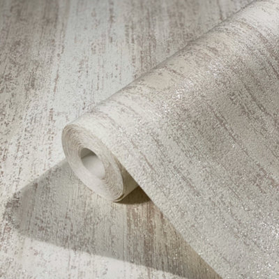 Galerie Industrial Effects Beige Glitter Rough Texture Wallpaper Roll