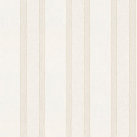 Galerie Industrial Effects Beige Traditional Stripe Wallpaper Roll