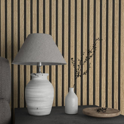 Wallpaper Scrapwood 04 Brown Grey | Wallpaper From The 70s