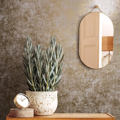 Galerie Industrial Effects Gold Metallic Plain Texture A4 Wallpaper Sample