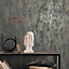 Galerie Industrial Effects Greige/Platinum Metallic Industrial Texture Wallpaper Roll