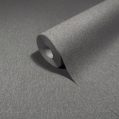 Galerie Industrial Effects Grey Textured Plain Effect Wallpaper Roll