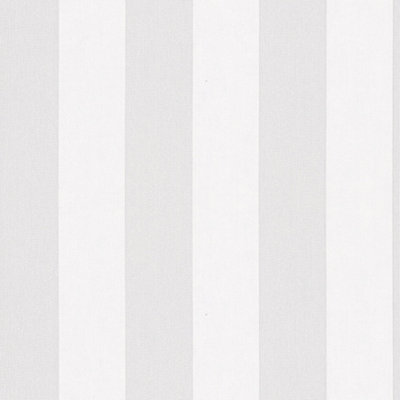 Galerie Industrial Effects Silver Stripe Design Wallpaper Roll