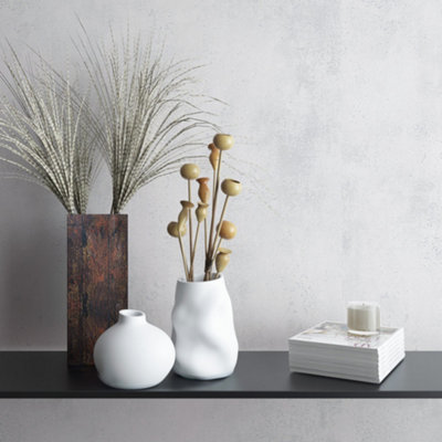 Galerie Industrial Effects White Glass Stone Marble Wallpaper Roll