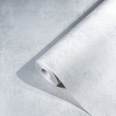 Galerie Industrial Effects White Glass Stone Marble Wallpaper Roll