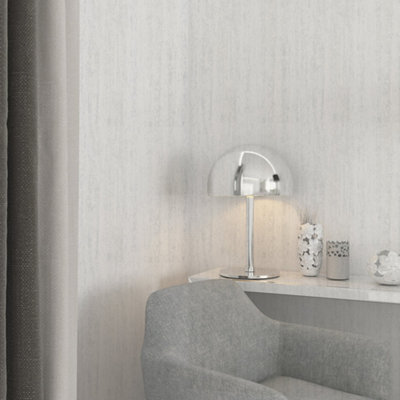 Galerie Industrial Effects White Glitter Rough Texture Wallpaper Roll