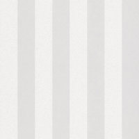 Galerie Industrial Effects White Glitter Stripe Wallpaper Roll