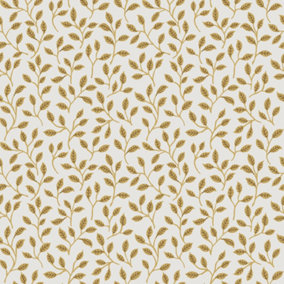 Galerie Into The Wild Metallic Gold Trailing Leaf Wallpaper Roll
