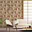 Galerie Into The Wild Metallic Red Foliage Leaf Wallpaper Roll