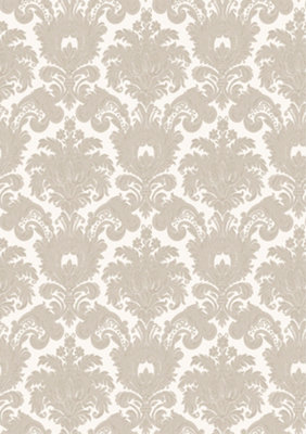 Galerie Italian Classics 4 Beige Cream Damask Embossed Wallpaper