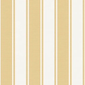 Galerie Italian Classics 4 Gold Classic Stripe Embossed Wallpaper