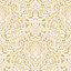 Galerie Italian Classics 4 Gold Paisley Damask Embossed Wallpaper