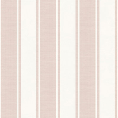 Galerie Italian Classics 4 Pink Classic Stripe Embossed Wallpaper