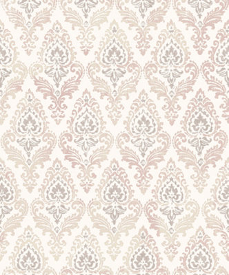 Galerie Italian Classics 4 Pink Damasco Embossed Wallpaper