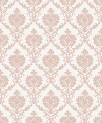 Galerie Italian Classics 4 Pink Italian Damask Embossed Wallpaper