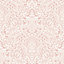 Galerie Italian Classics 4 Pink Paisley Damask Embossed Wallpaper