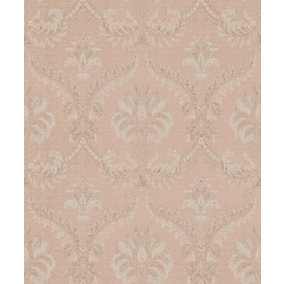 Galerie Italian Classics 4 Pink Traditional Damask Embossed Wallpaper
