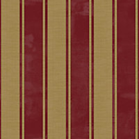 Galerie Italian Classics 4 Red Gold Classic Stripe Embossed Wallpaper