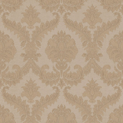 Galerie Italian Silks and Damasks Copper Damask Wallpaper