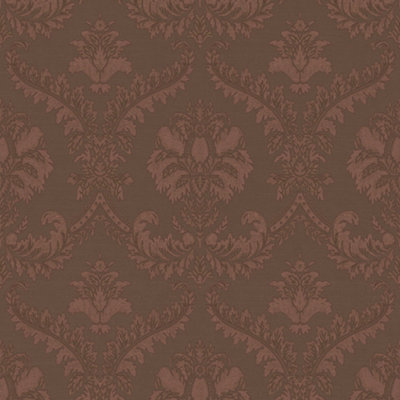 Galerie Italian Silks and Damasks Red Damask Wallpaper