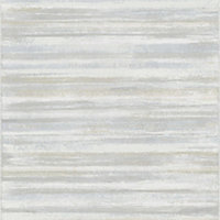 Galerie Italian Style Beige Distressed Horizontal Stripe Wallpaper Roll