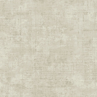 Galerie Italian Style Beige Distressed Weave Texture Effect Wallpaper Roll