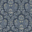 Galerie Italian Style Blue Traditional Floral Damask Wallpaper Roll