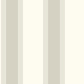 Galerie Italian Style Cream Classic Vertical Stripe Design Wallpaper Roll