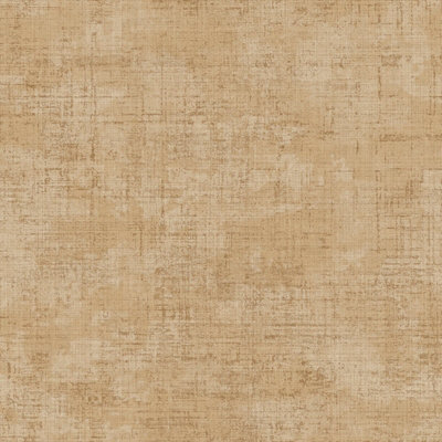 Galerie Italian Style Gold Distressed Weave Texture Effect A4 Wallpaper Sample