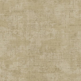 Galerie Italian Style Gold Distressed Weave Texture Effect Wallpaper Roll