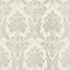 Galerie Italian Style Green Classic Floral Damask Wallpaper Roll