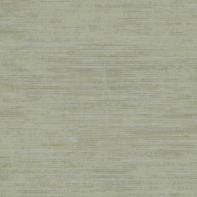 Galerie Italian Style Green Plain Weave Texture Effect Wallpaper Roll