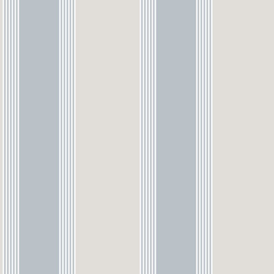 Galerie Italian Style Light Blue Classic Vertical Stripe Design Wallpaper Roll