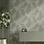 Galerie Italian Style Silver Palm Leaf Design Wallpaper Roll