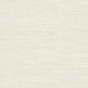 Galerie Italian Style White Plain Weave Texture Effect Wallpaper Roll