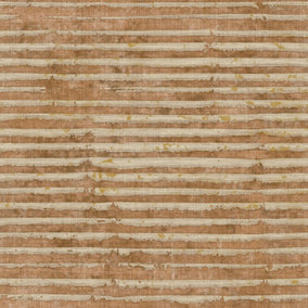 Galerie Italian Textures 2 Brown Stripe Texture Textured Wallpaper