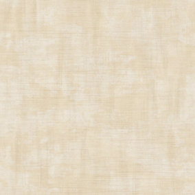 Galerie Italian Textures 3 Beige Unito Netto Distressed Linen Effect Wallpaper Roll