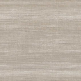 Galerie Italian Textures 3 Brown Shantung Best Linen Effect Wallpaper Roll