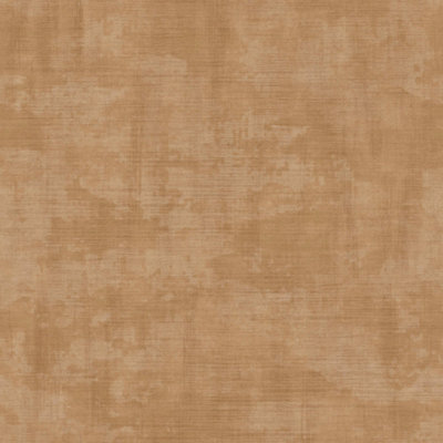 Galerie Italian Textures 3 Copper Unito Netto Distressed Linen Effect Wallpaper Roll