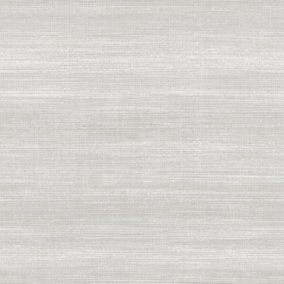 Galerie Italian Textures 3 Grey Shantung Best Linen Effect Wallpaper Roll
