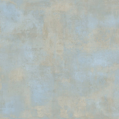 Galerie Italian Textures 3 Light Blue  Room Plaster Effect 10.05m x 106cm Double Width Wallpaper Roll