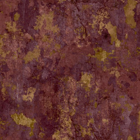 Galerie Italian Textures 3 Unito Best Metallic Burgundy Mottled Effect Wallpaper Roll