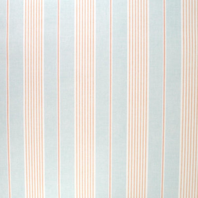 Galerie Jardin Chic Striped Pastel Orange Blue Wallpaper Modern Paste The Wall