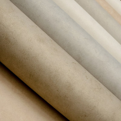 Galerie Julie Feels Home Beige Shimmery Plain Tilia Wallpaper Roll